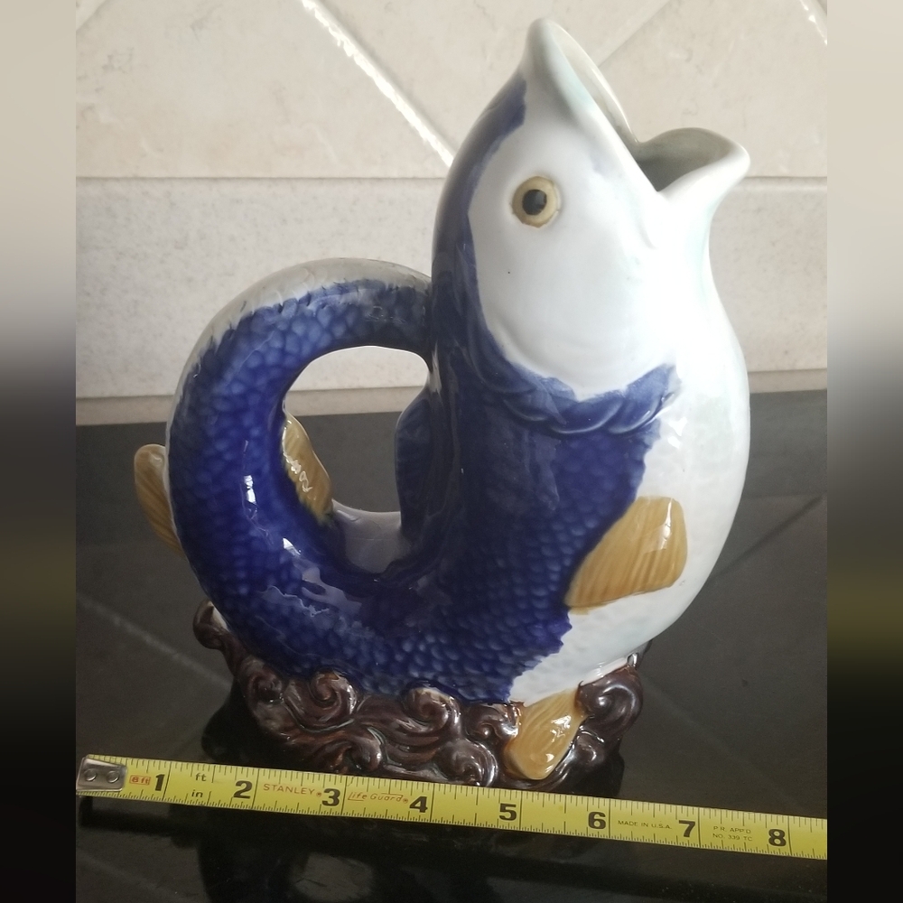 Vintage Gurgle Fish Pitcher